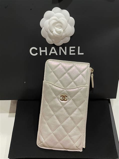 chanel wallet with phone holder|chanel small wallet price.